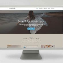 website Camille barrios personal branding