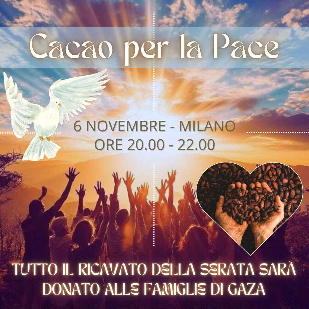 cerimonia cacao per la pace Camille Barrios milano