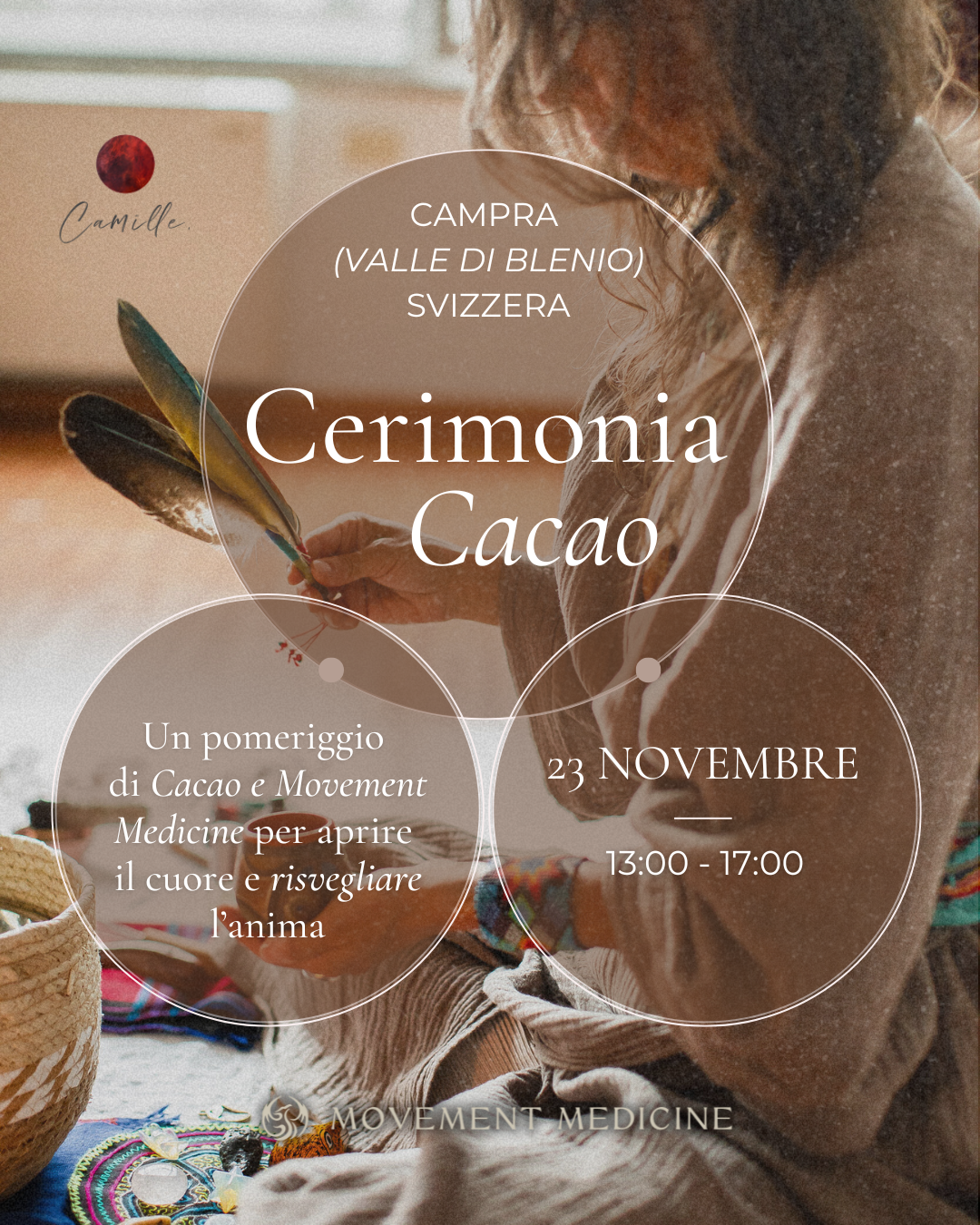 cerimonia cacao svizzera Camille Barrios